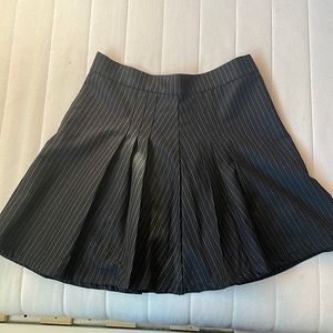 garage pinstripe skirt